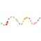 Northlight 6' Glittered Pastel Colored Candy Christmas Garland, Unlit